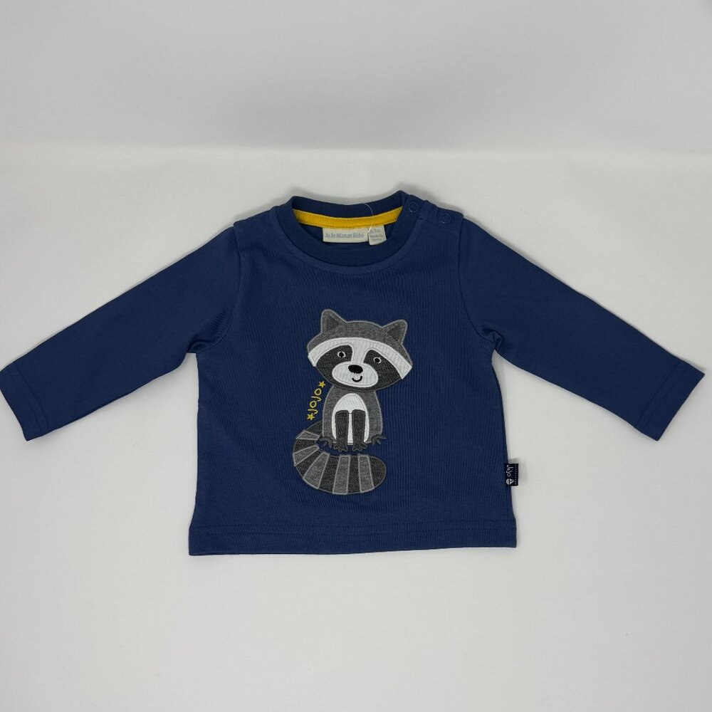 JoJo Maman Bébé – Infant Long Sleeve Cotton Shirt (0–3 Months)